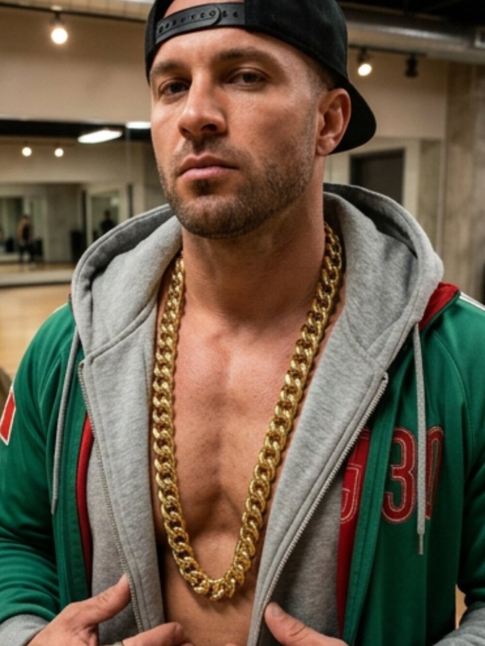 NEW Men Gold Metal Chain Thick Links Extra Long Necklace Gangster Hip Hop